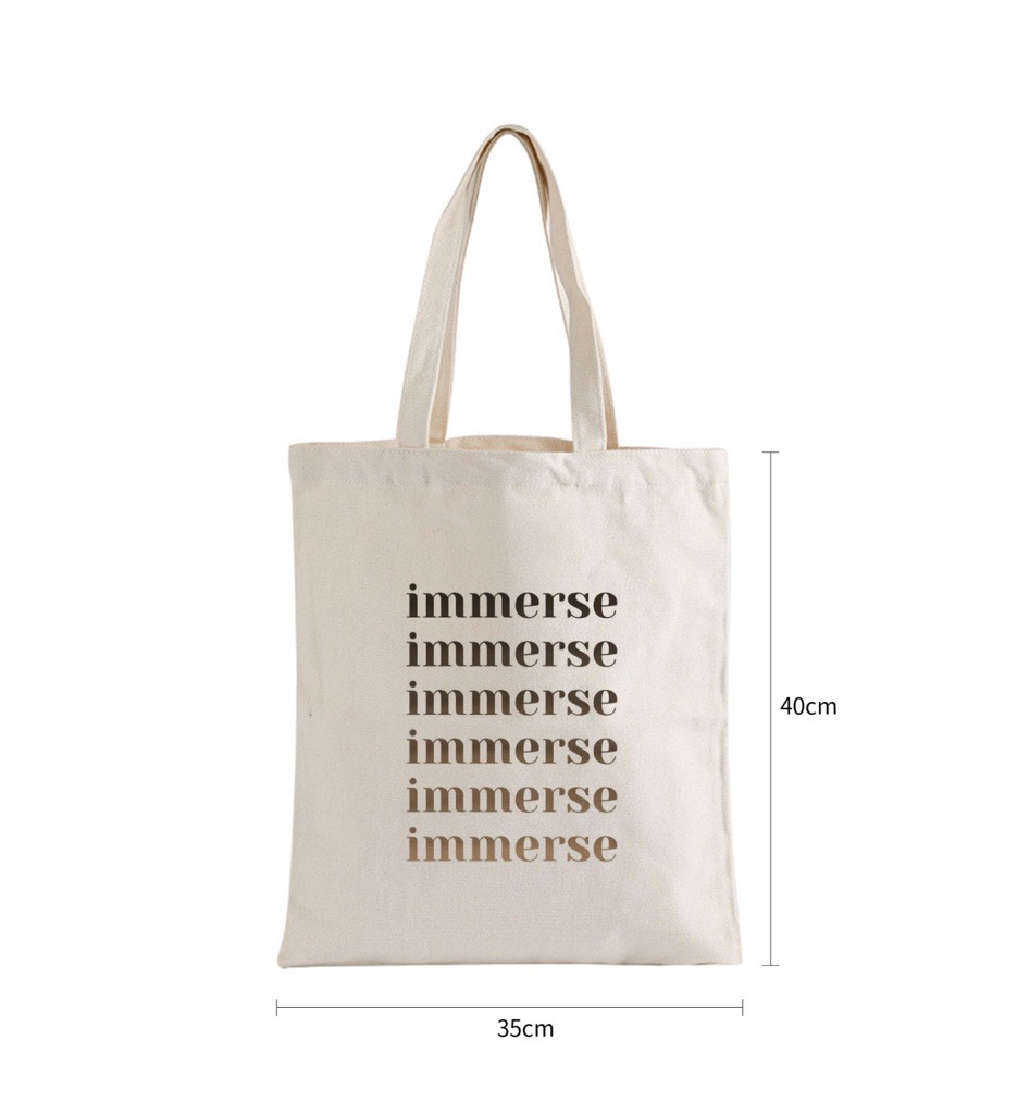 SOLD OUT Repeated Logo Tote Bag